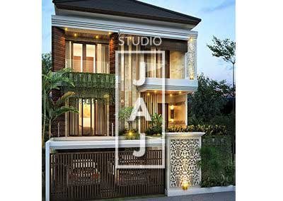Desain Rumah 3 Lantai Luas Bangunan 450 m2 Bp Ari di Jakarta