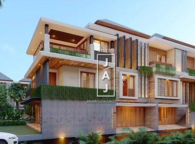 Desain Rumah Tinggal 450m2 Di Pondok Pinang, Jakarta Selatan