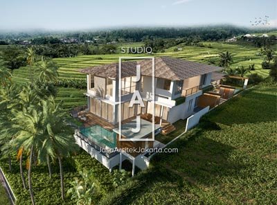 Desain Villa Vladimir 496m2 style Bohemian di Gianyar, Bali