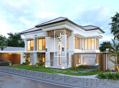 Design Renovasi Rumah 2 Lantai Ibu Kirana di Jakarta Selatan