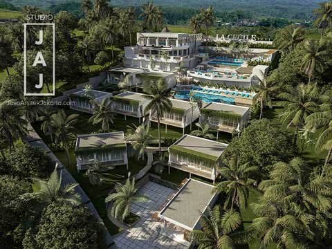 Renovasi Hotel dan penambahan unit Villa ala Santorini di Labuan Bajo